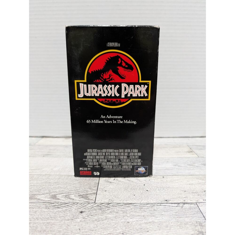 Jurassic Park (VHS, 1993) MCA - Steven Spielberg VHS Movie Tested